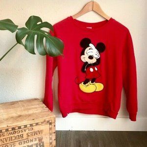 DISNEY Mickey Mouse Sweater Sweatshirt Disneyland